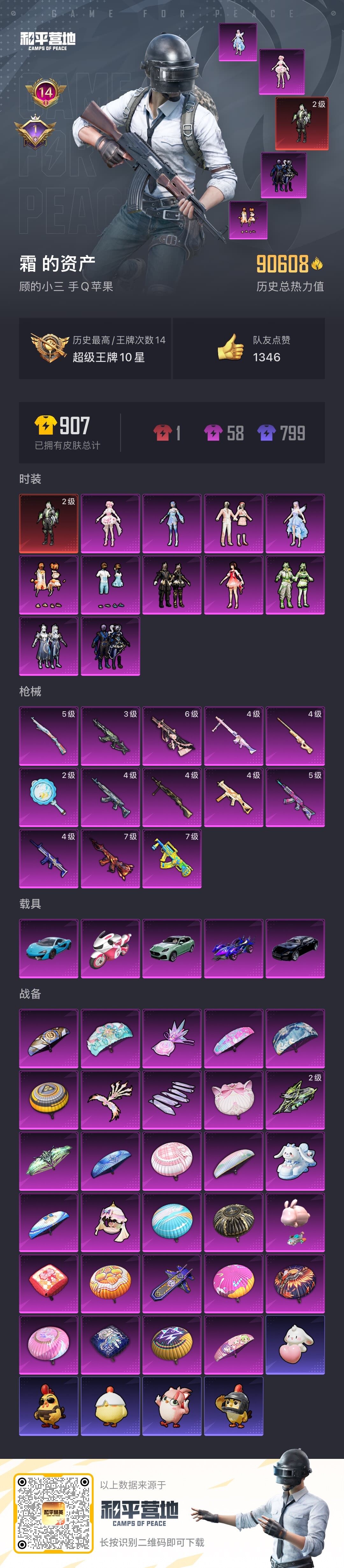 HPLE42672和平精英账号详情图2 HPLE42672和平精英账号详情图2