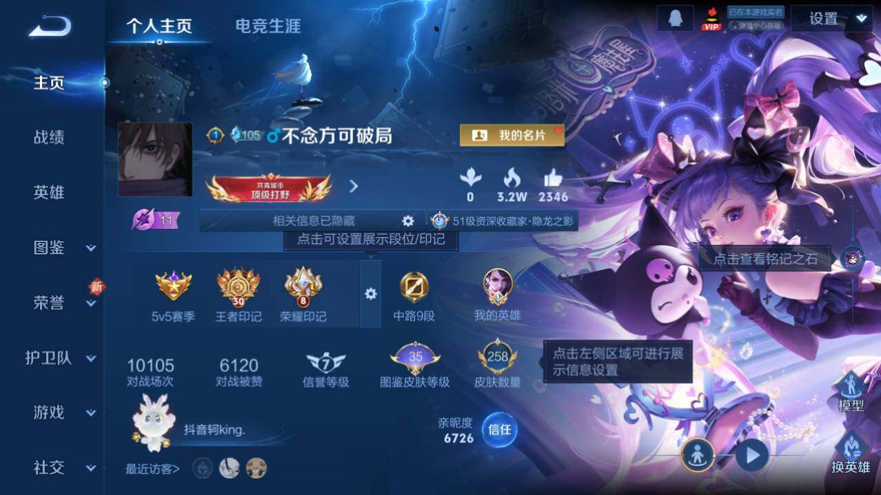 WZ0346093王者荣耀账号详情图4