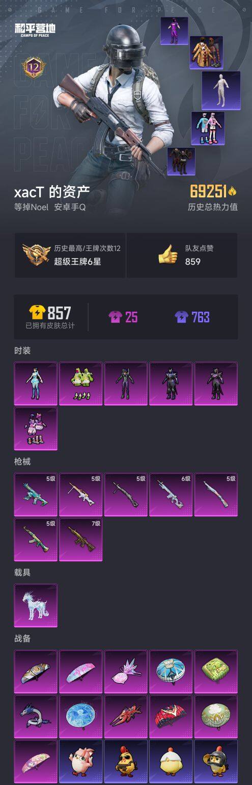 HPQM43695和平精英账号详情图8