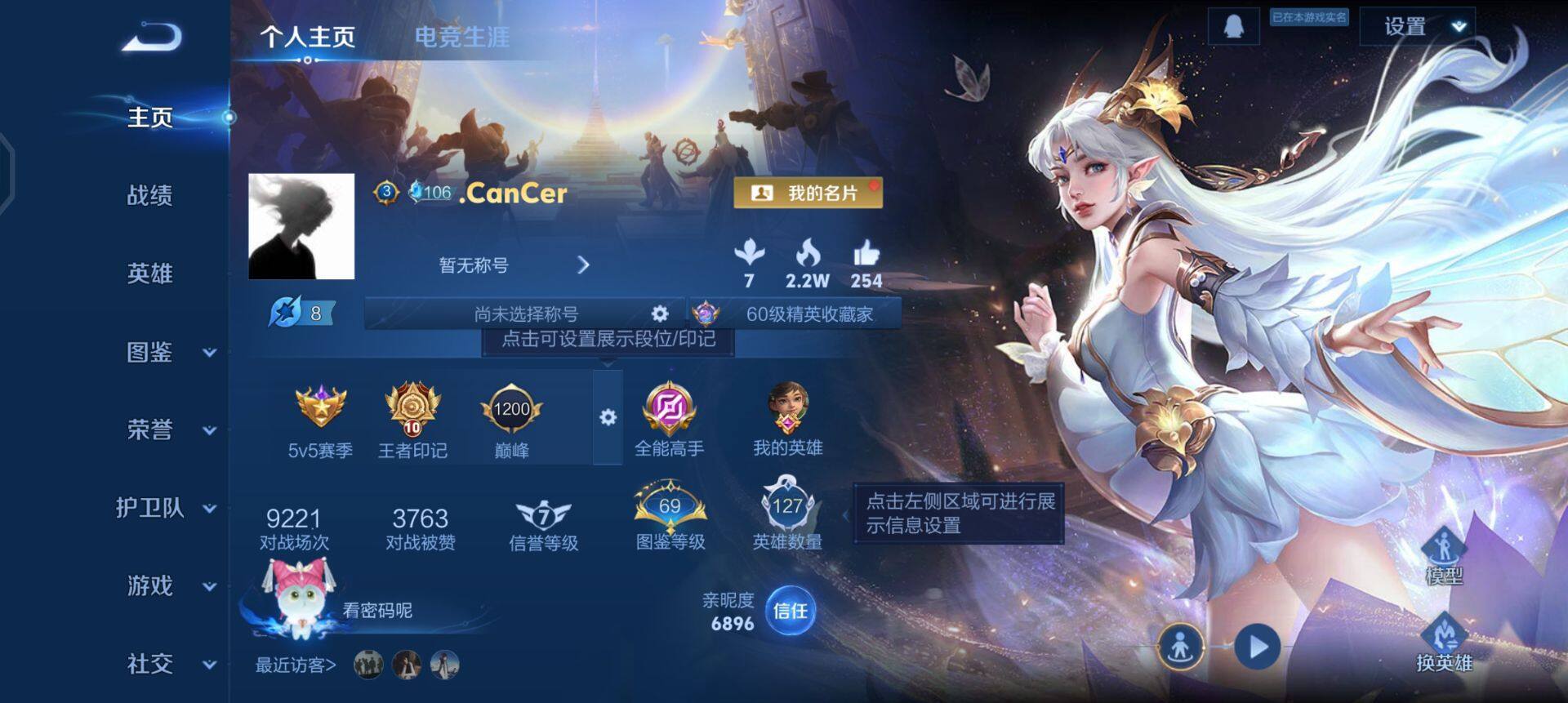 WZQM430480王者荣耀账号详情图3 WZQM430480王者荣耀账号详情图3