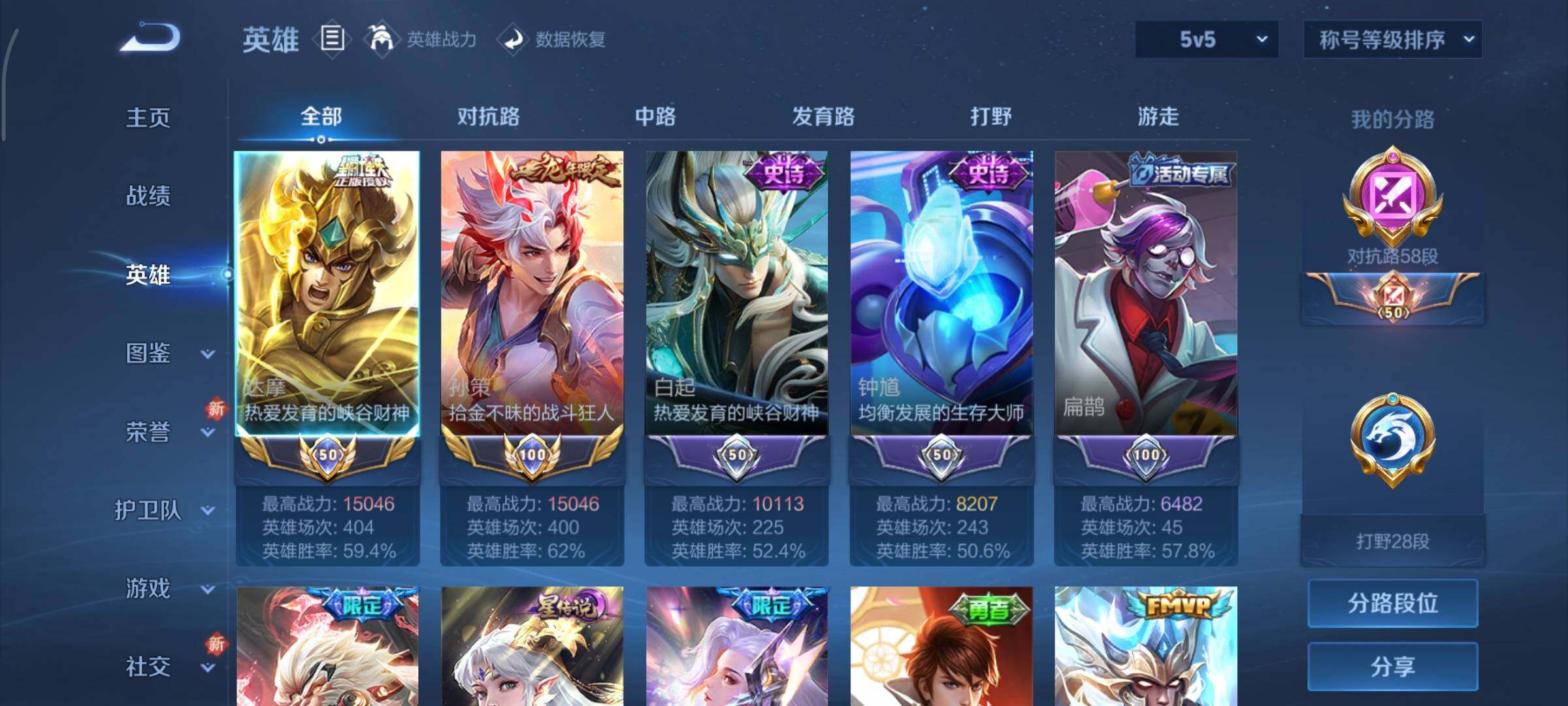 WZCMY47797王者荣耀账号详情图3 WZCMY47797王者荣耀账号详情图3