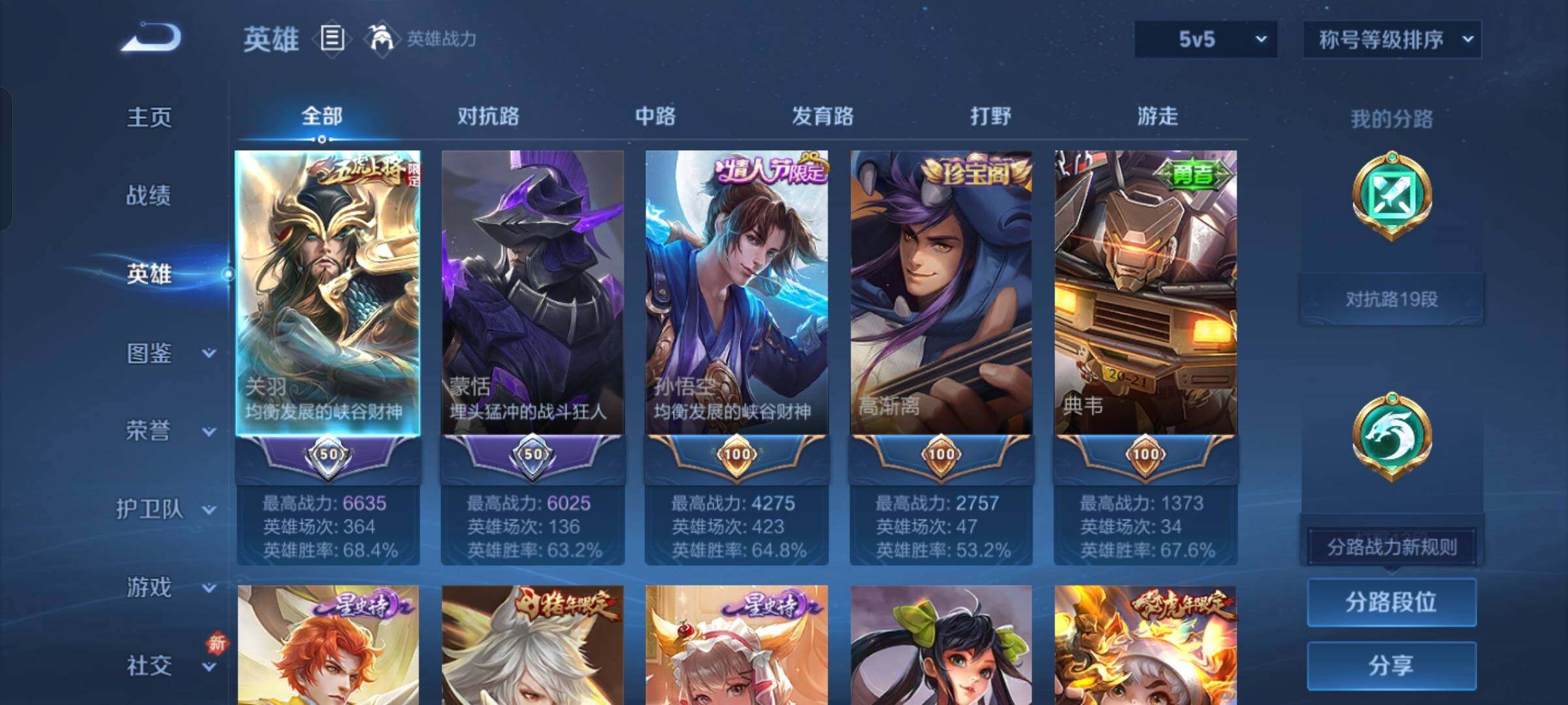 WZCMW425799王者荣耀账号详情图2