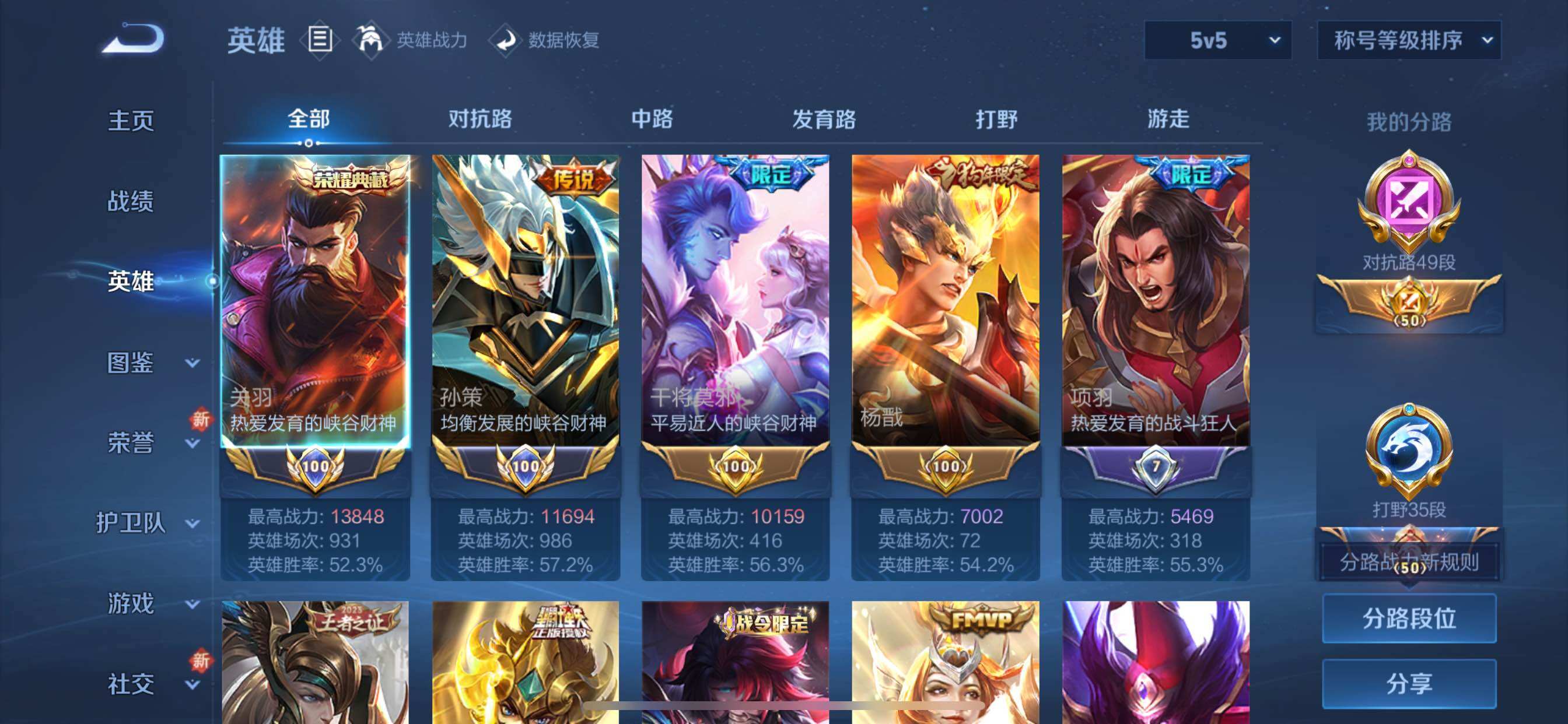 WZCMY411925王者荣耀账号详情图4