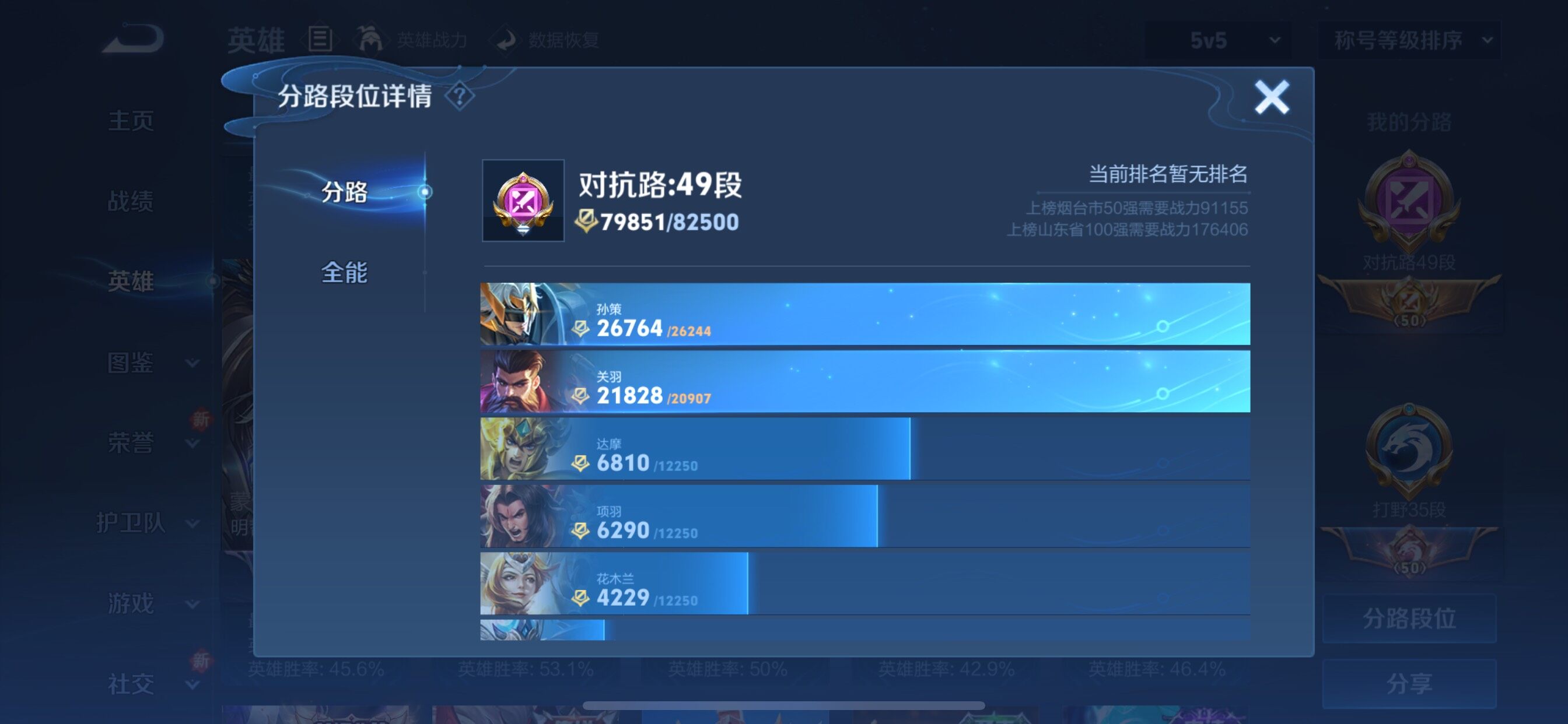 WZCMY411925王者荣耀账号详情图5