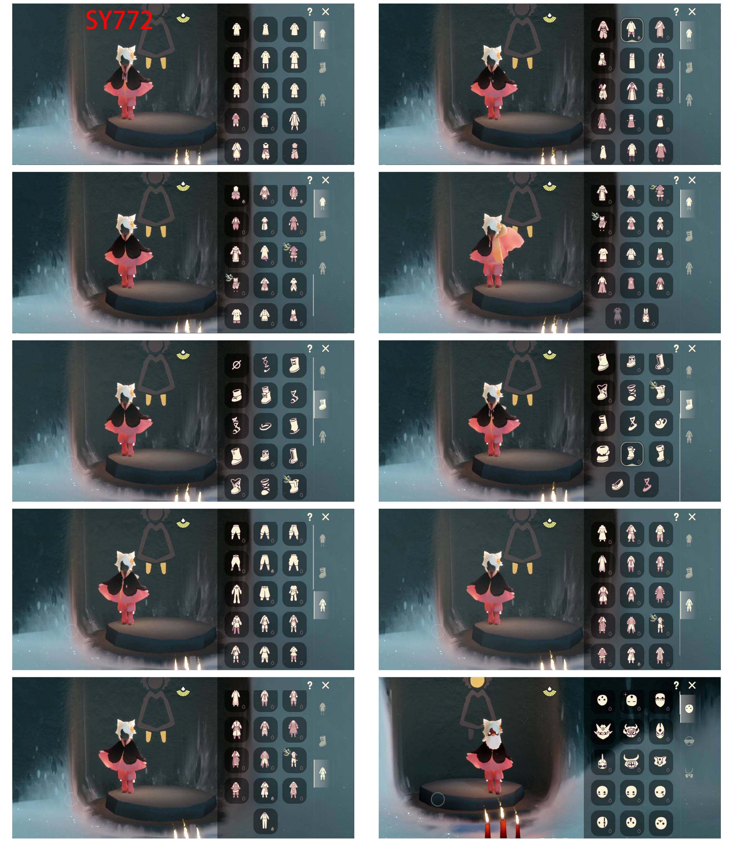 光遇账号华为渠道服15季10翼新年福娃白枭蝙蝠套装青衫落拓周年抱枕遥鲲发型星月头冠巫师帽冥龙南瓜
资源：蜡烛  3015  爱心 694 红烛 307 翼10
已毕业地图：全图毕业
毕业季节： 表演季 破晓季 欧若拉