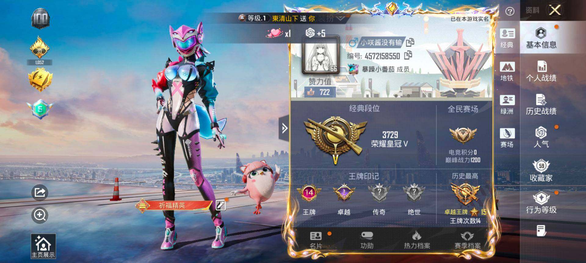 HPQM44328和平精英账号详情图3