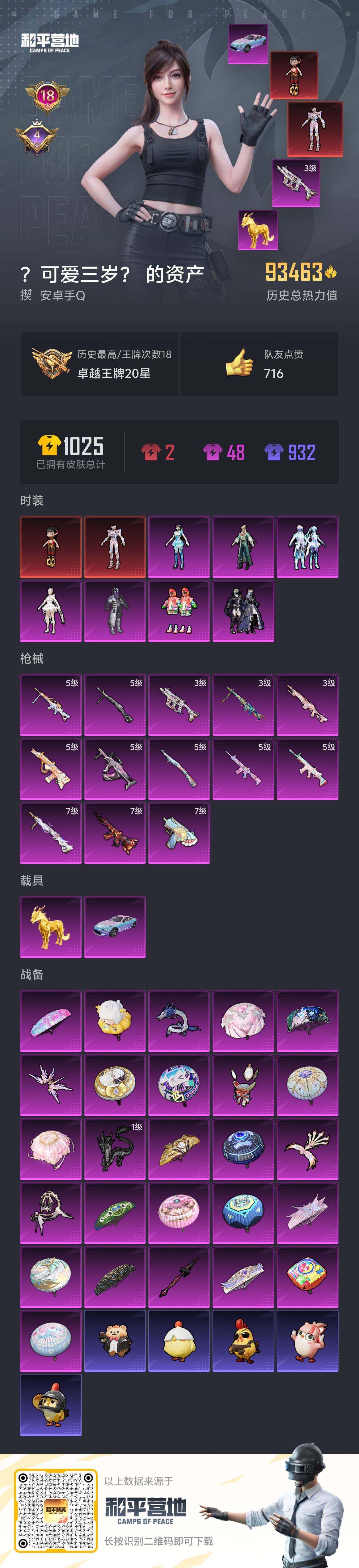 HPCMW418842和平精英账号详情图3