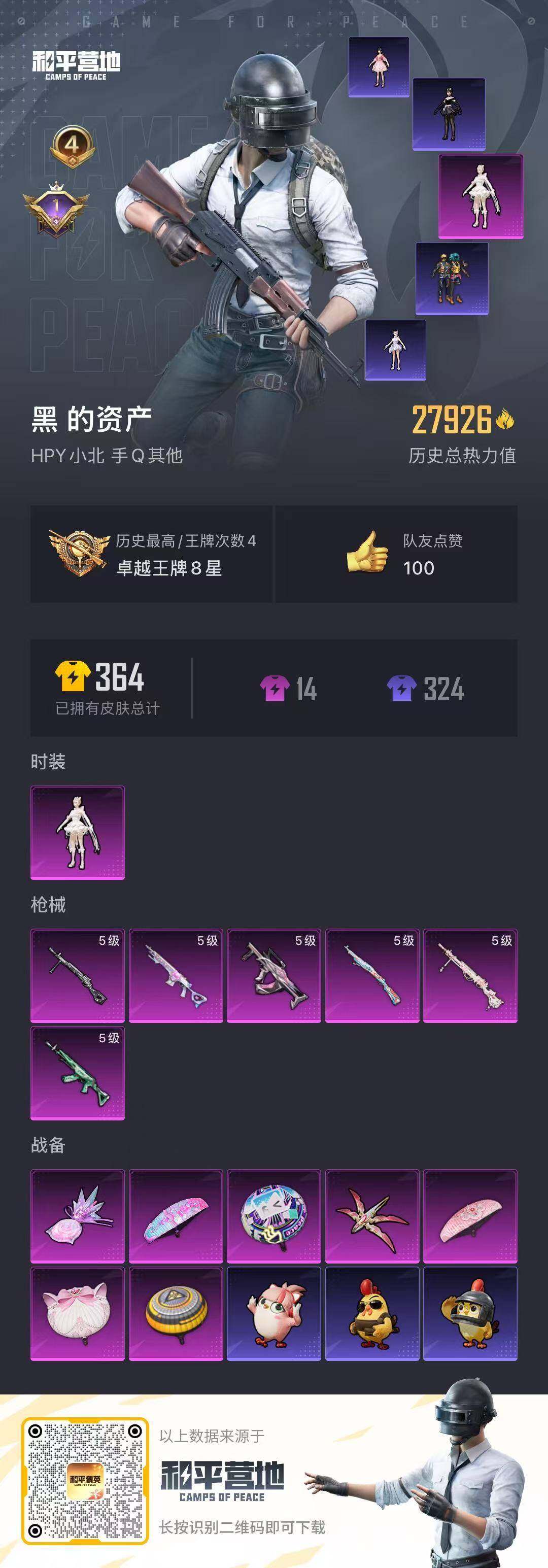 HPQM44463和平精英账号详情图14 HPQM44463和平精英账号详情图14