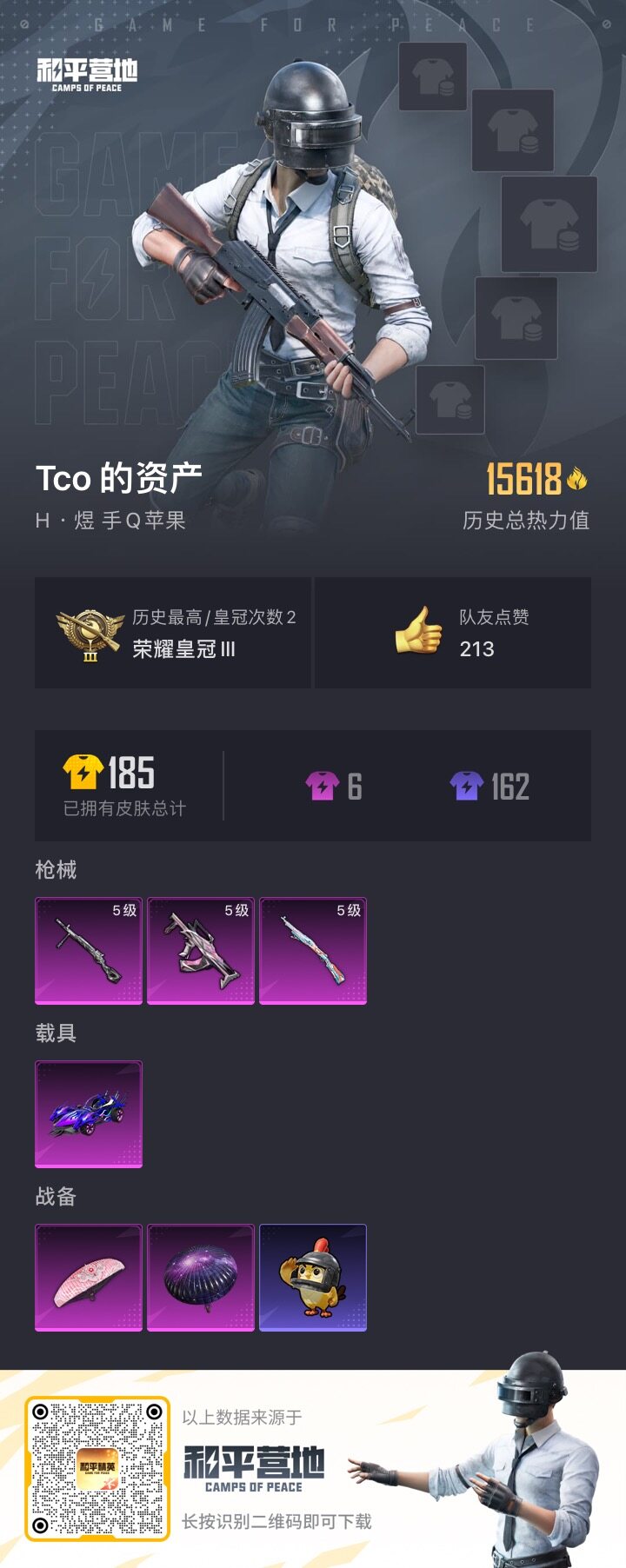 HPDN412653和平精英账号详情图17 HPDN412653和平精英账号详情图17