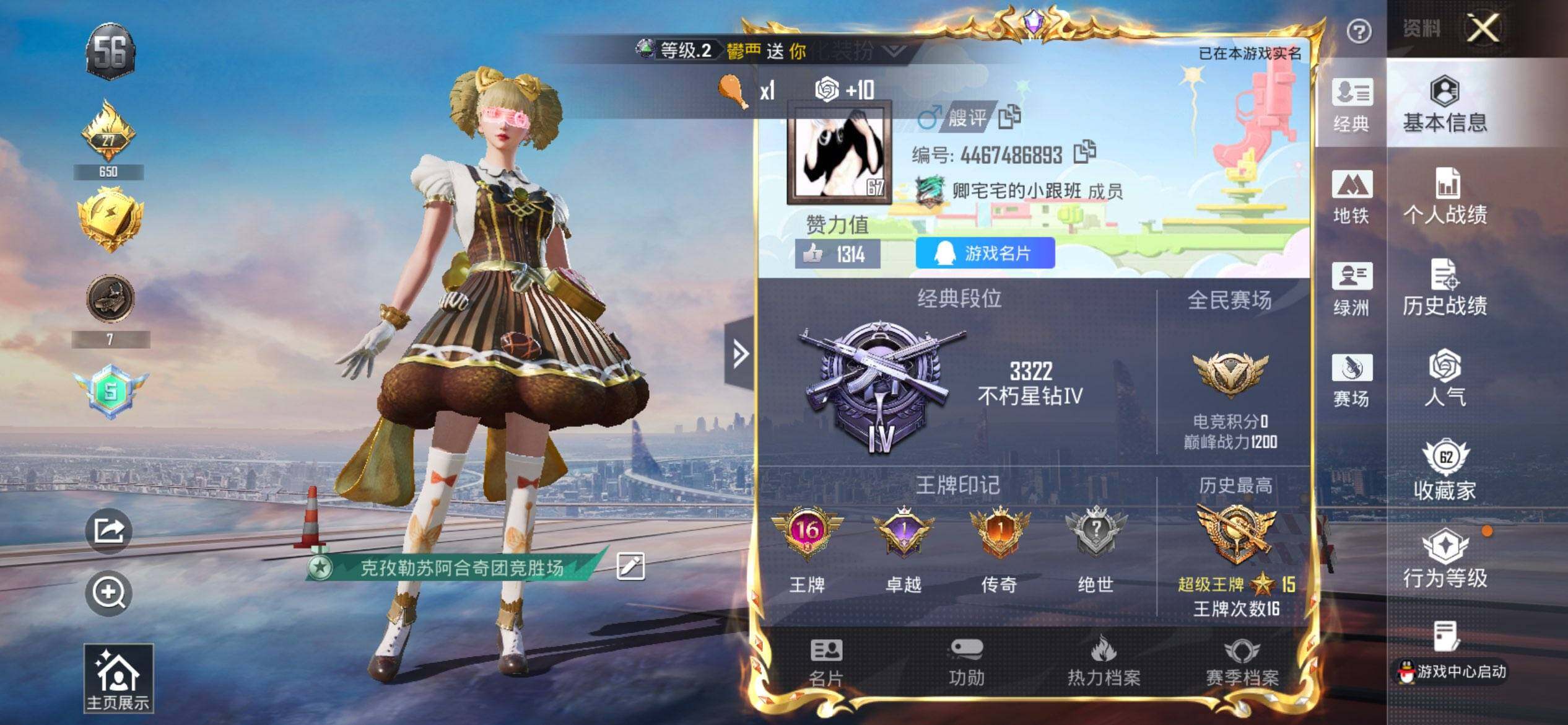 和平精英账号苹果QQ0载具-132套装-217枪皮-可二次-苹果Q-6粉装8特效枪11热门132套装217枪皮【小身法号