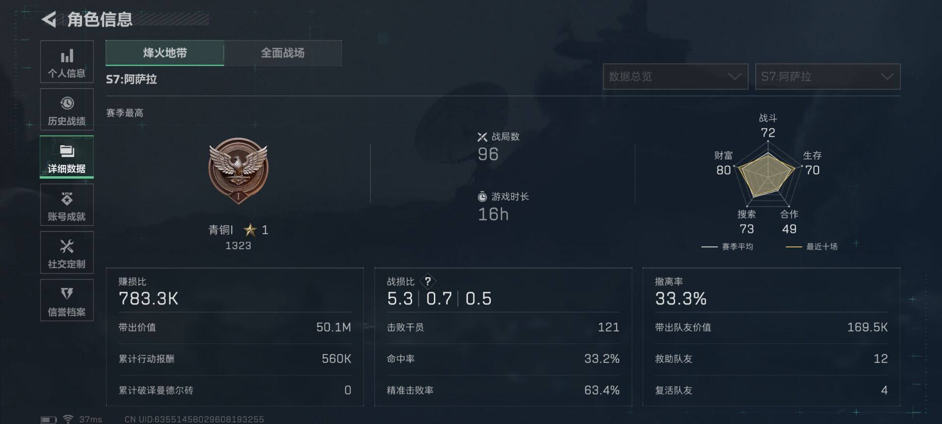 SJZQM41331三角洲行动账号详情图6 SJZQM41331三角洲行动账号详情图6