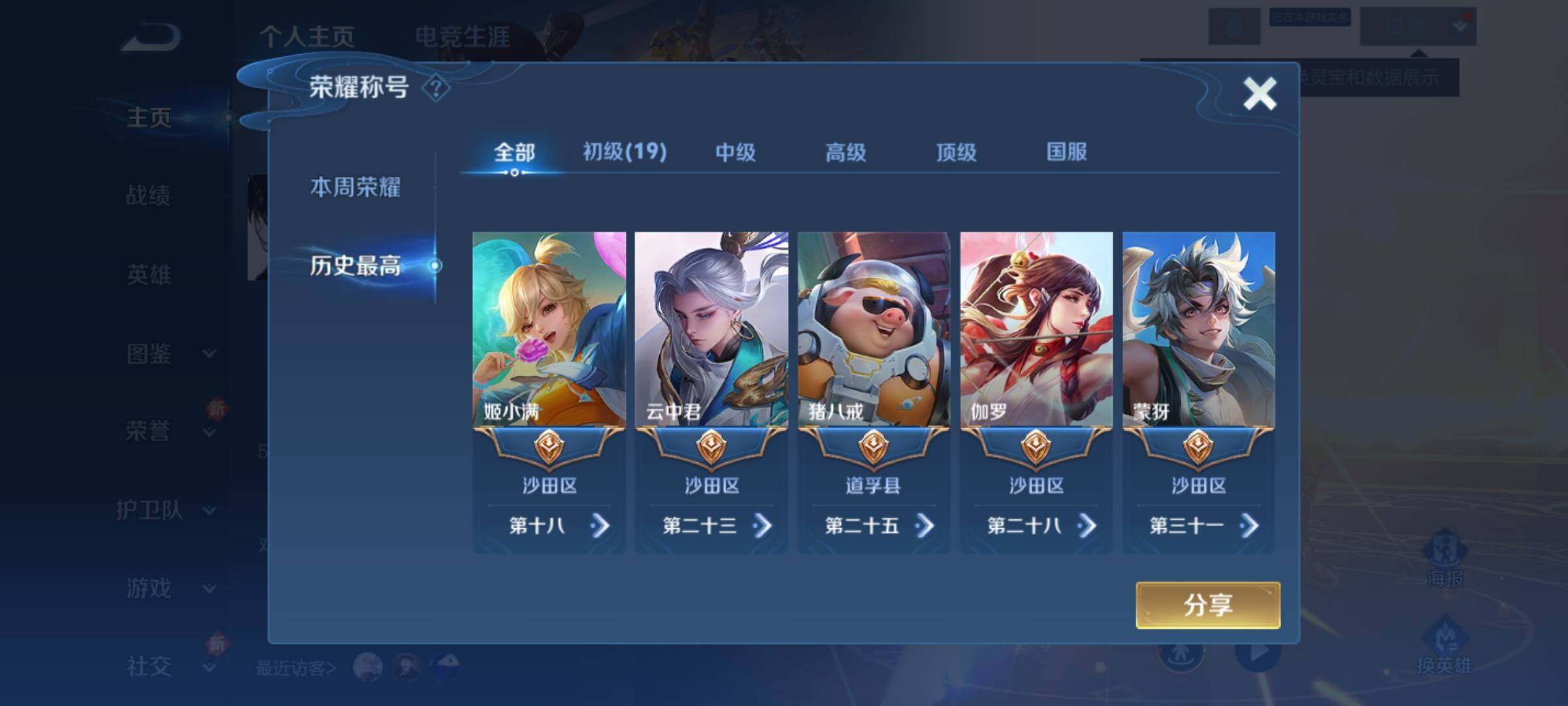 WZKG451328王者荣耀账号详情图9