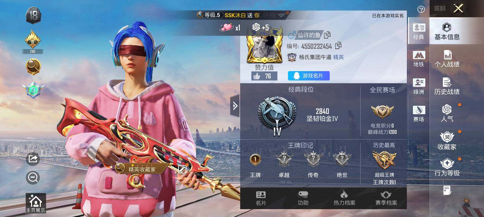 HPLE46093和平精英账号详情图14