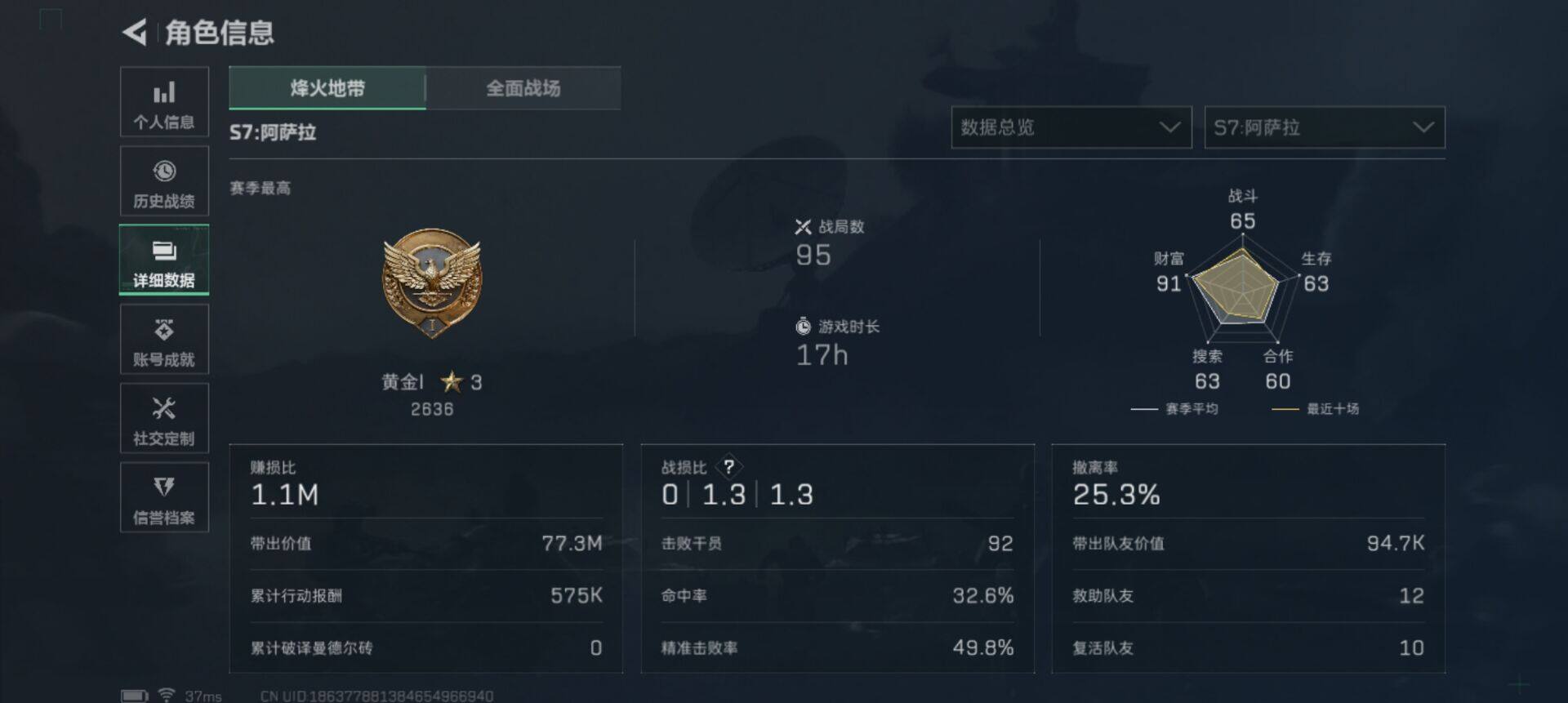 SJZQM41420三角洲行动账号详情图11