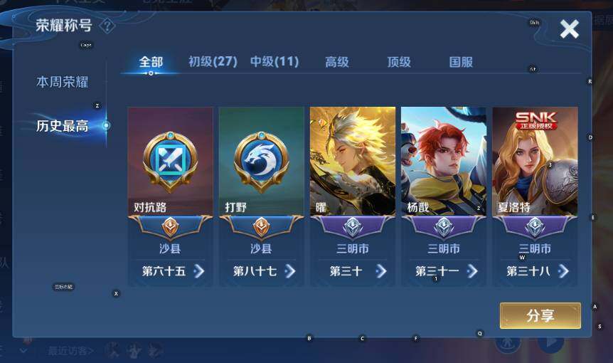 WZCMW47720王者荣耀账号详情图10 WZCMW47720王者荣耀账号详情图10