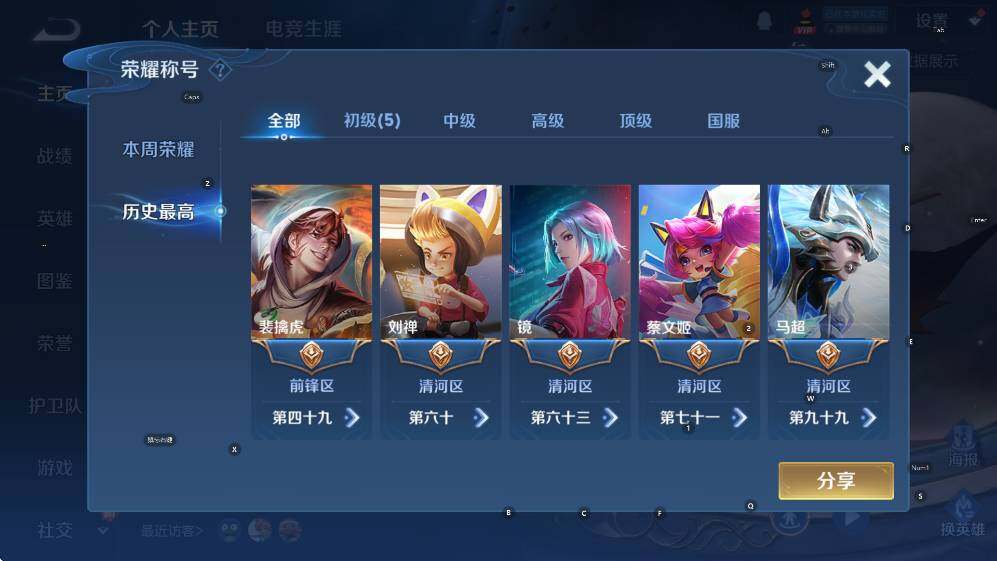 WZCMW47729王者荣耀账号详情图6