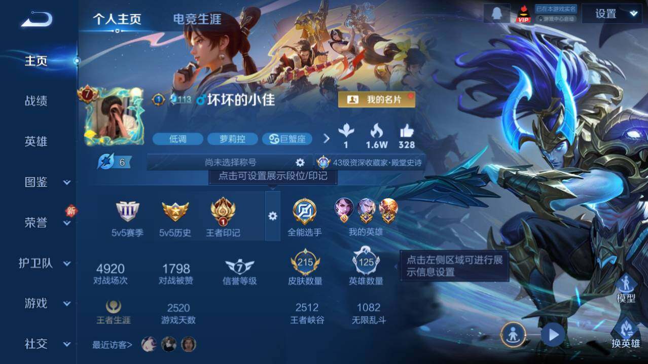 WZ03411825王者荣耀账号详情图4