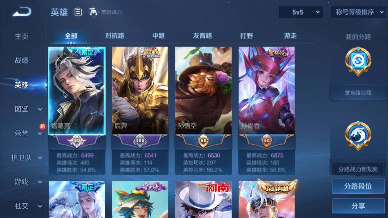 WZ0349061王者荣耀账号详情图5