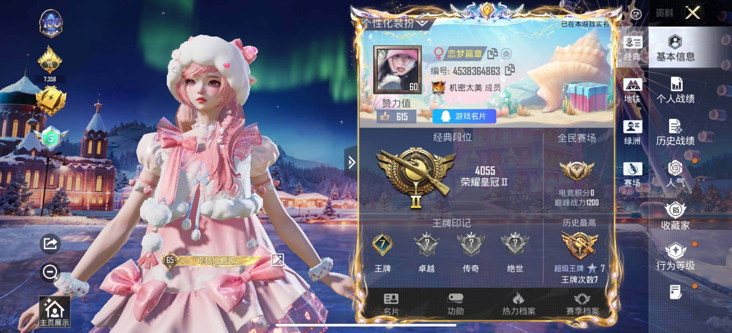 HPCMW417059和平精英账号详情图2