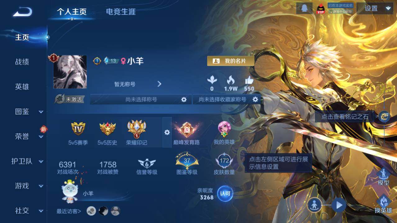 WZ03411833王者荣耀账号详情图4