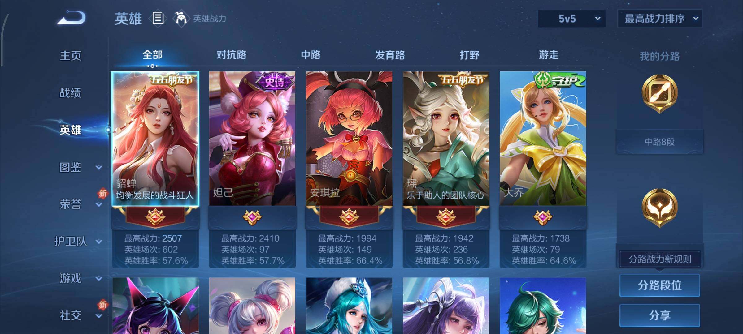 WZCMY412082王者荣耀账号详情图3