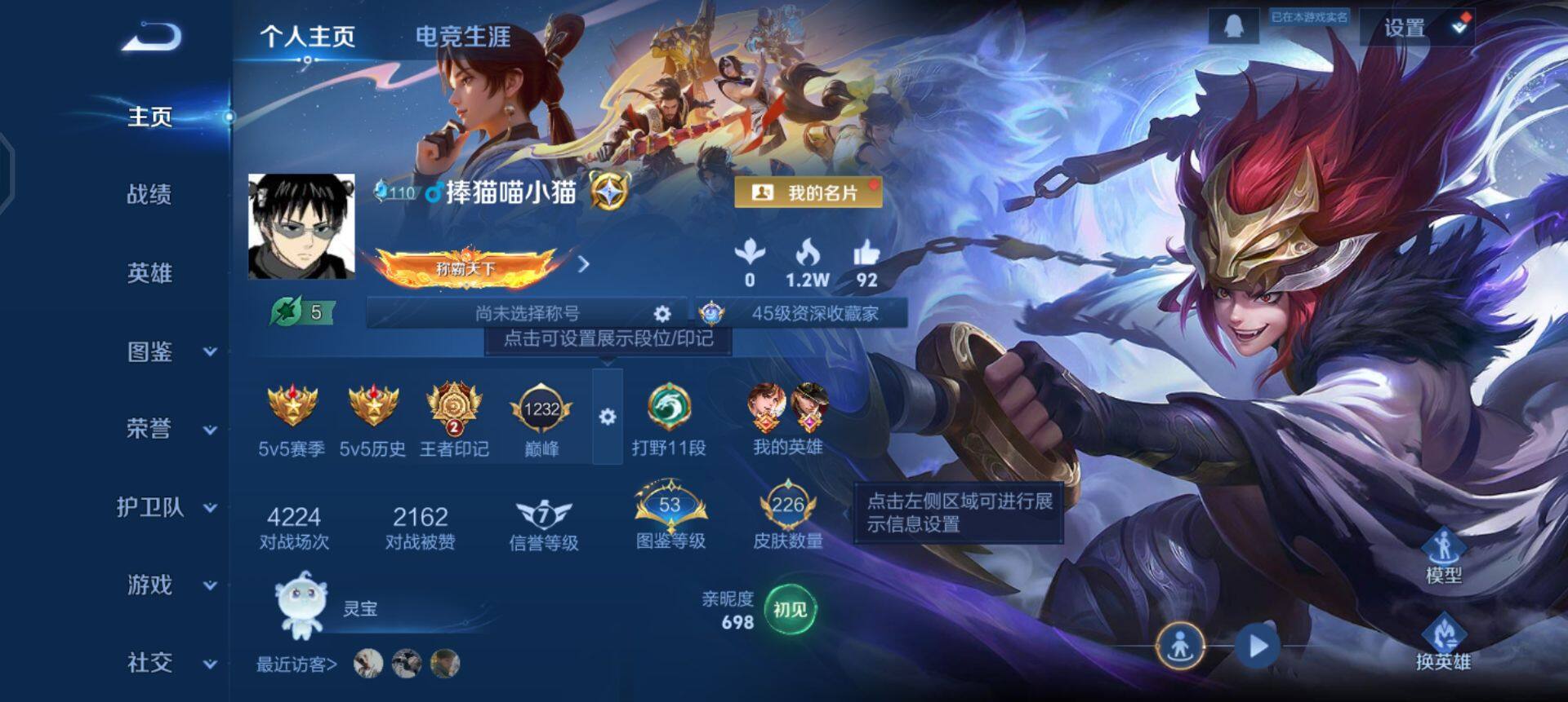 WZQM458217王者荣耀账号详情图3