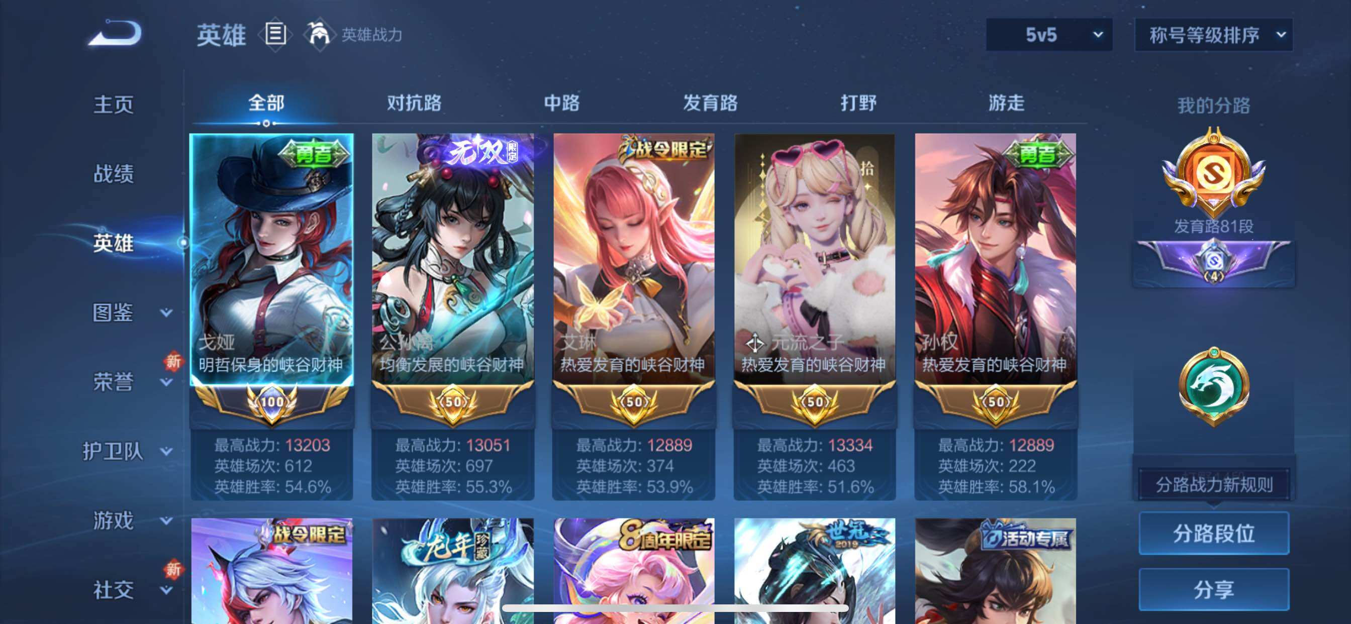 WZCMY411722王者荣耀账号详情图5