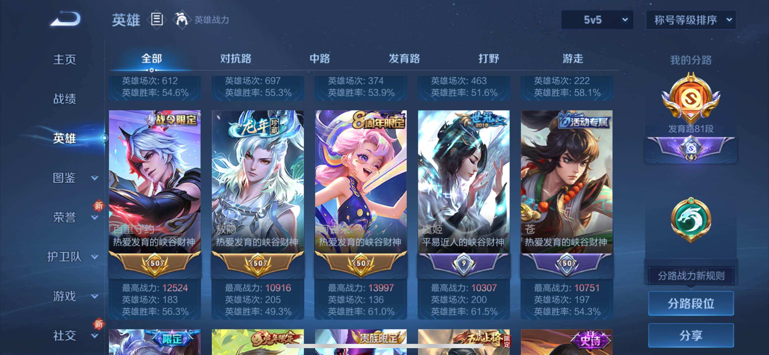 WZCMY411722王者荣耀账号详情图6