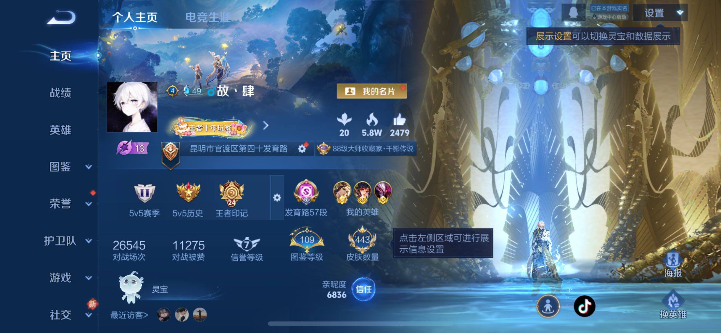 WZCMW428497王者荣耀账号详情图2