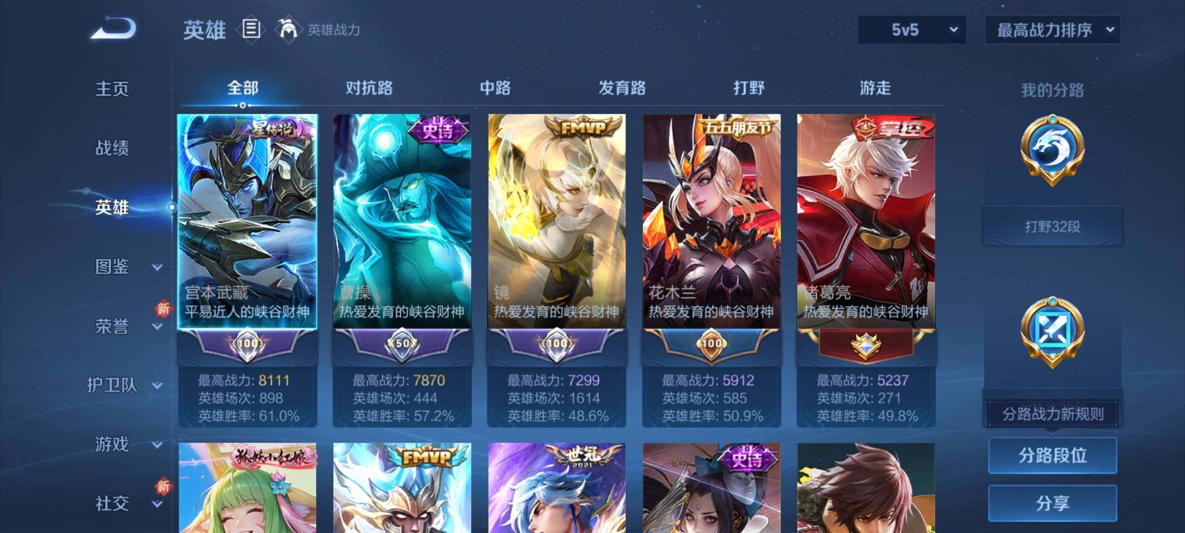 WZCMY412198王者荣耀账号详情图3