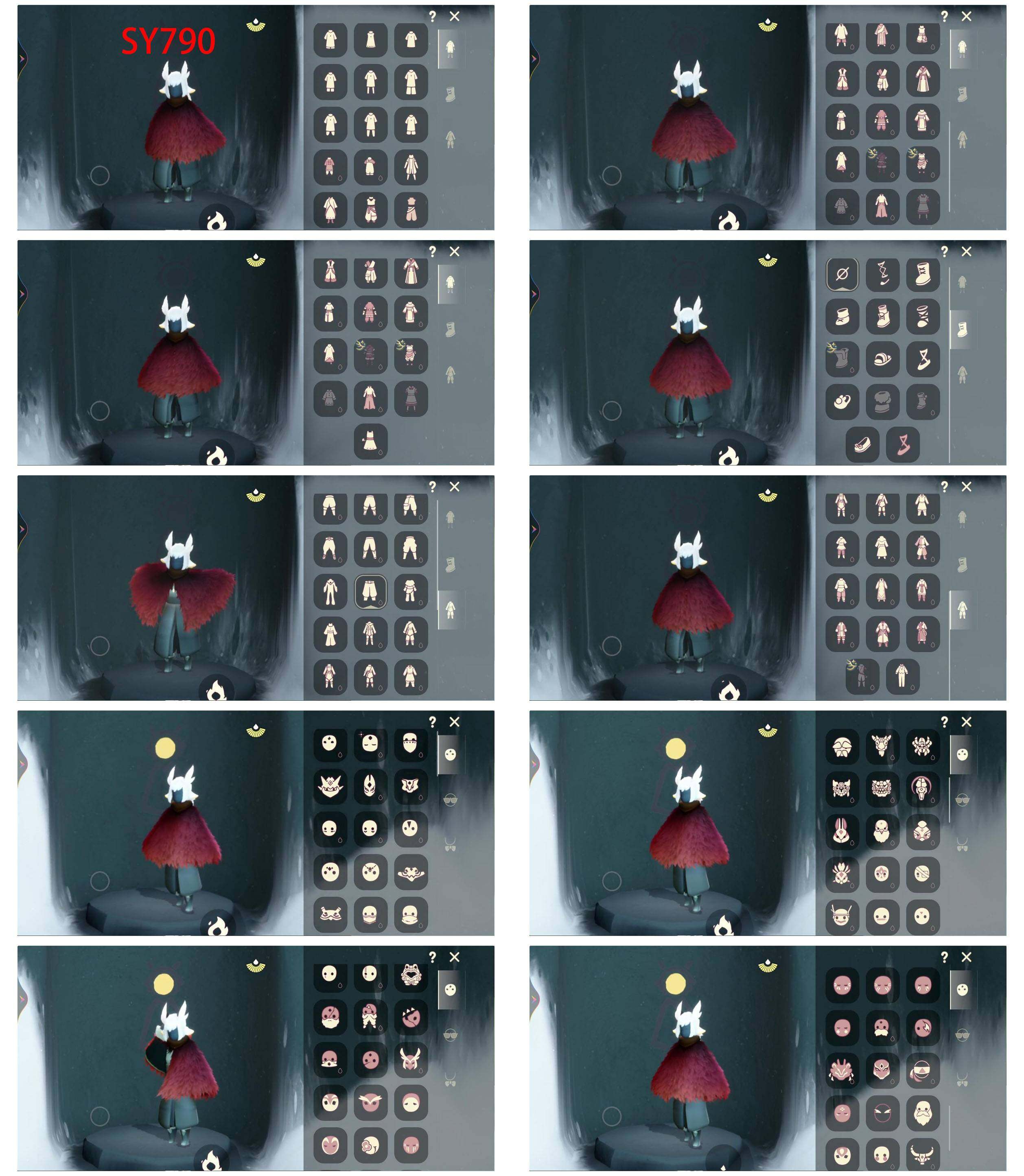 光遇账号vivo渠道服16季11翼冥龙套装绊爱套装飞蛾斗篷阿努比斯白枭超凡风旅套装新年福娃套装米色西装裤
资源：蜡烛 138  爱心 83 红烛 1 翼12
已毕业地图：全图毕业
毕业季节： 圣岛季 预言季 梦想季 集结