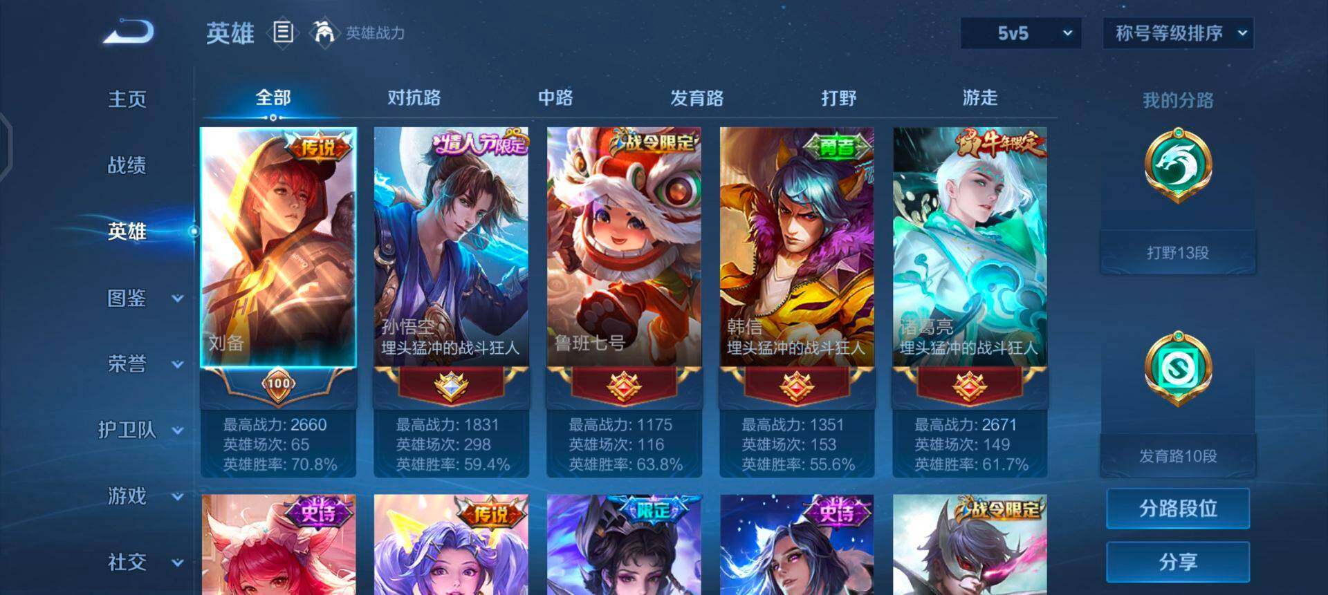 WZQM458054王者荣耀账号详情图7