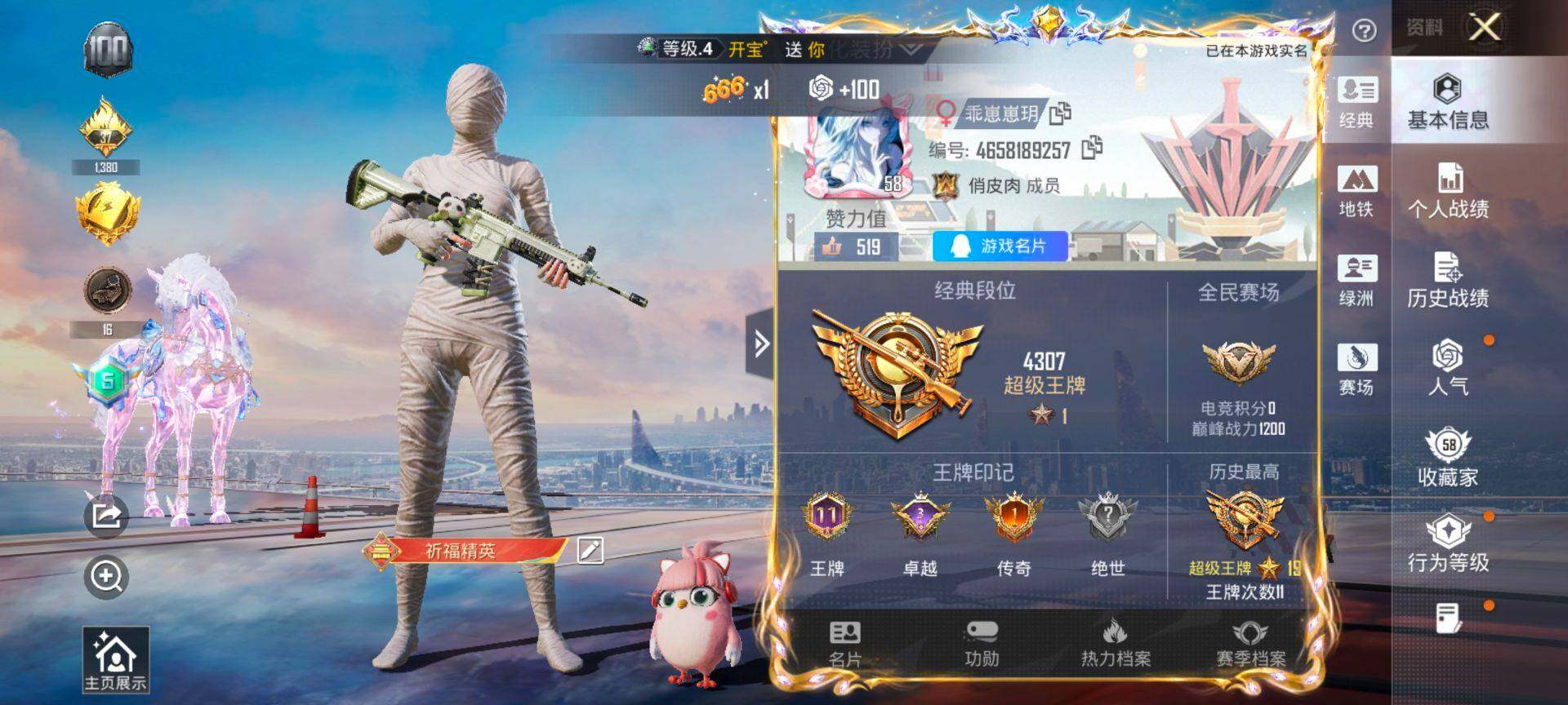 HPCMW47519和平精英账号详情图2