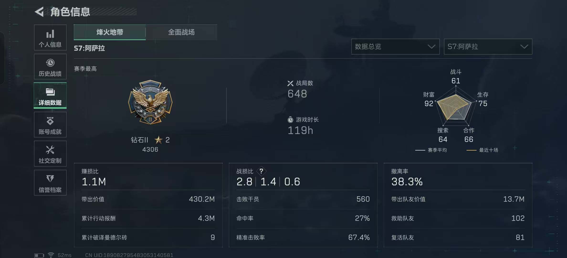 SJZCMW41814三角洲行动账号详情图3