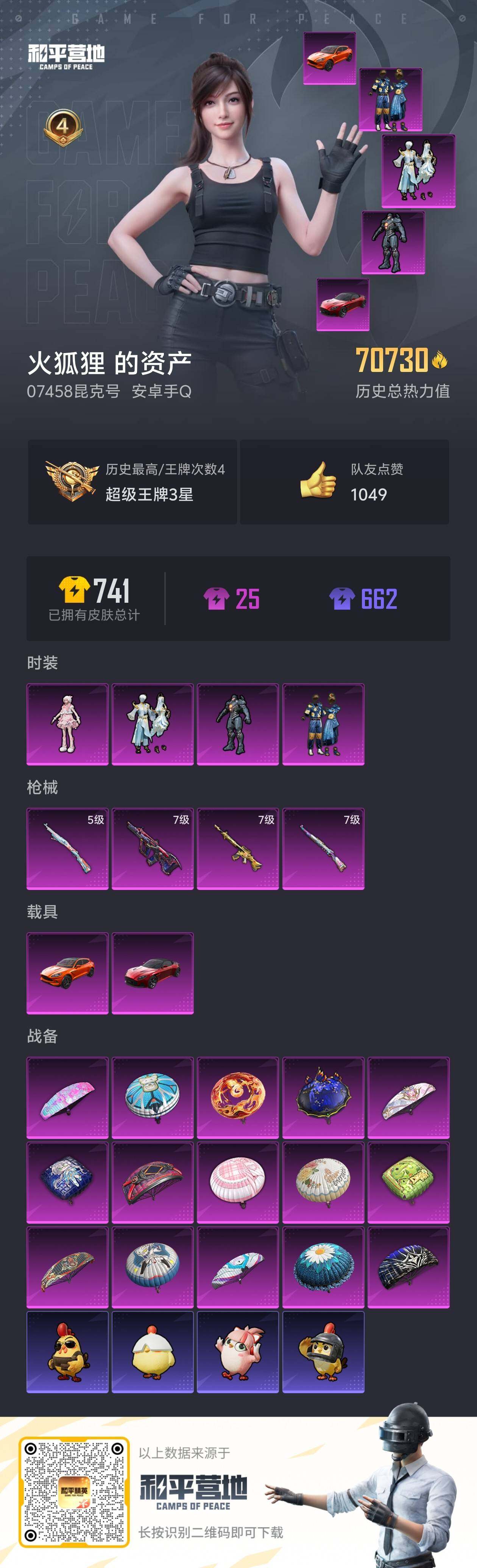 HPDN411321和平精英账号详情图4