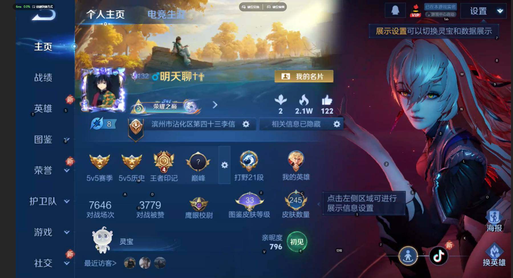 WZBSY466557王者荣耀账号详情图2