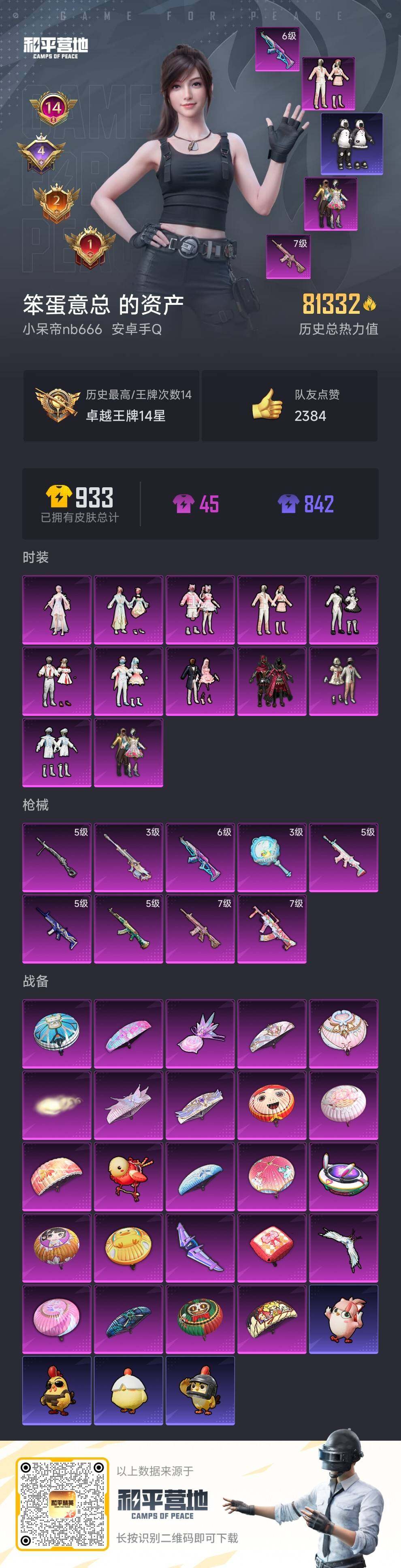 HPQM48572和平精英账号详情图4