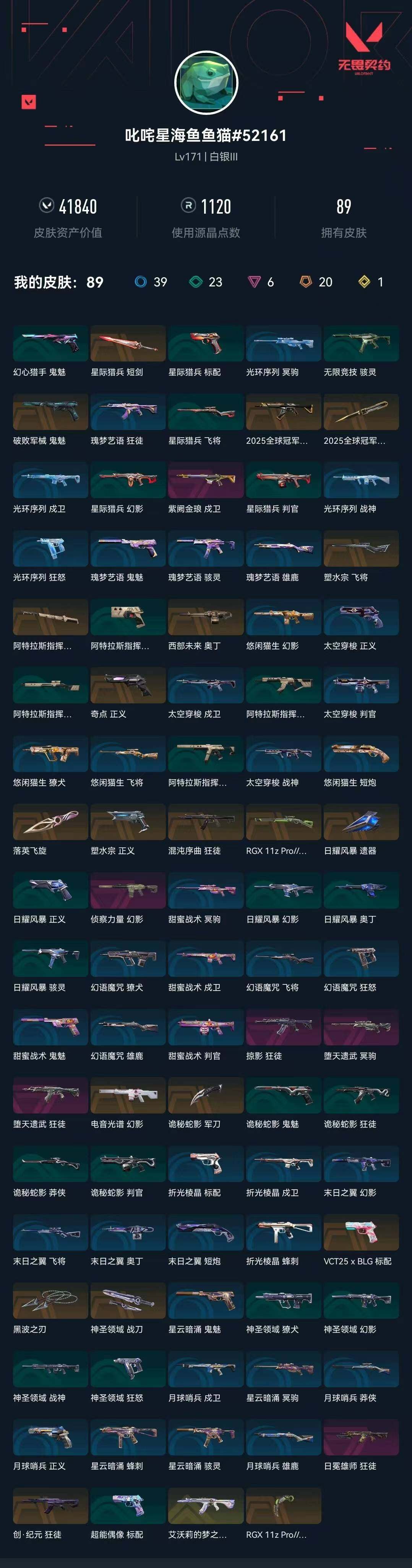 WWQQM41950无畏契约账号详情图11