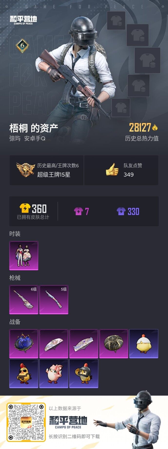 HPCMW47333和平精英账号详情图13 HPCMW47333和平精英账号详情图13