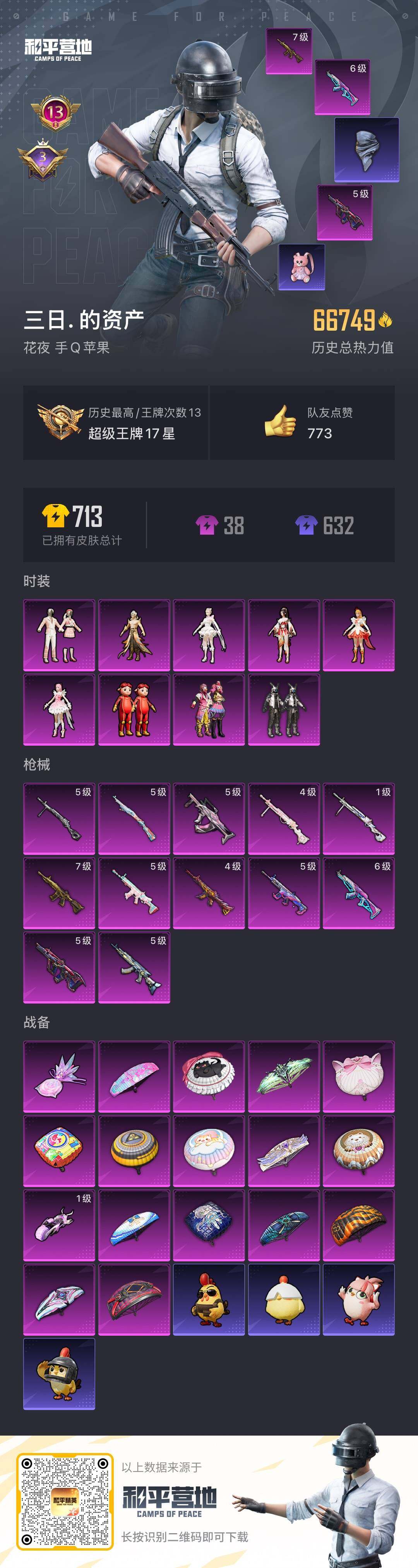 HPLX47038和平精英账号详情图6