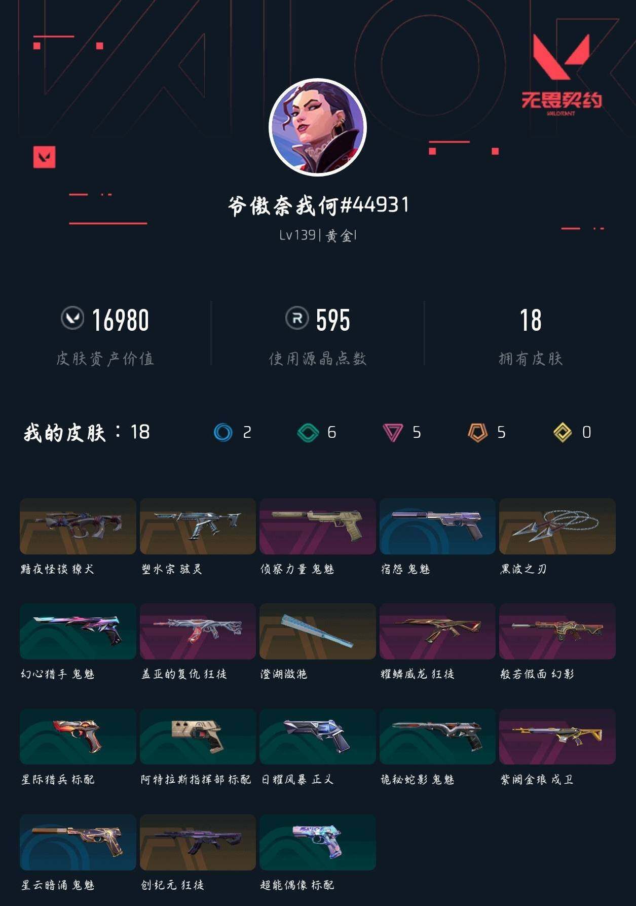 WWQXL40688无畏契约账号详情图4 WWQXL40688无畏契约账号详情图4