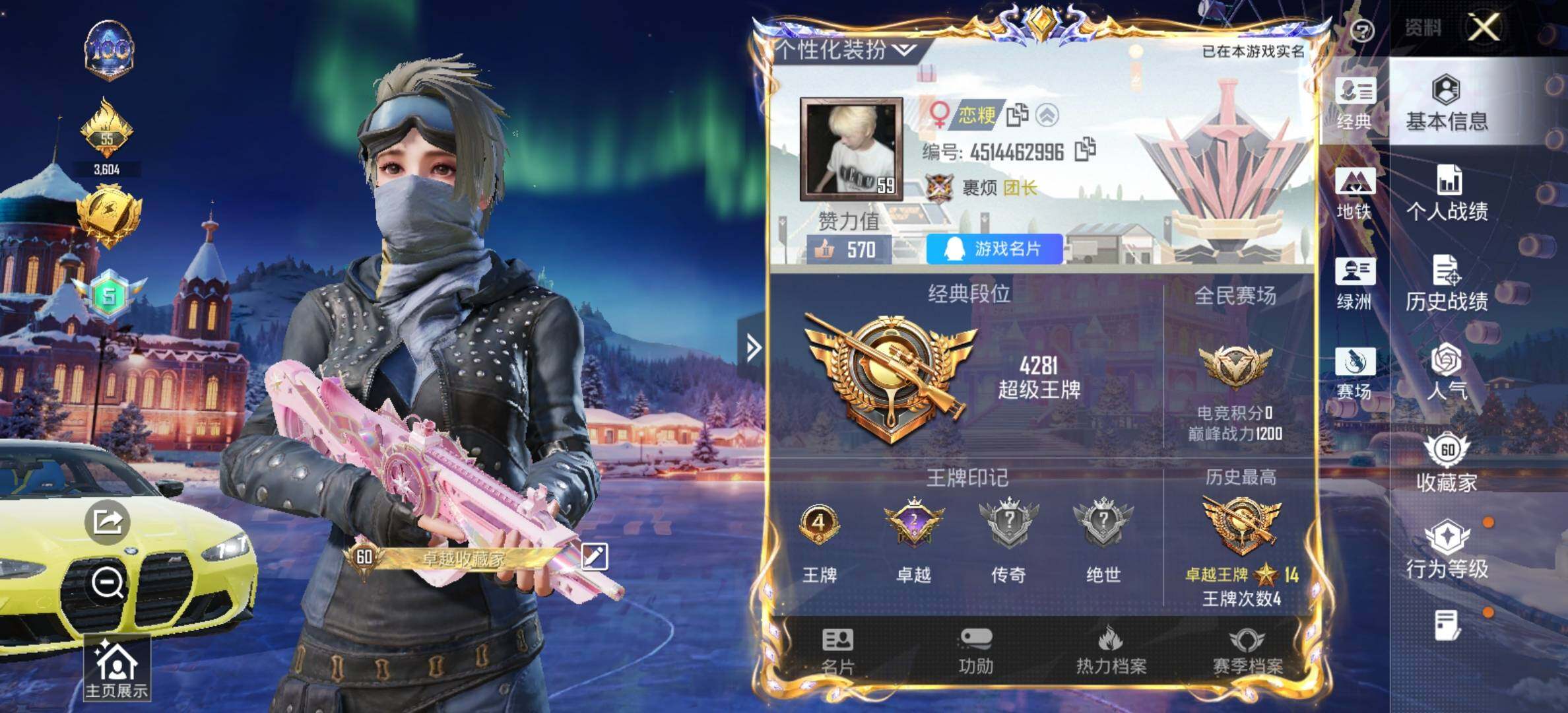 HPCMW416559和平精英账号详情图2