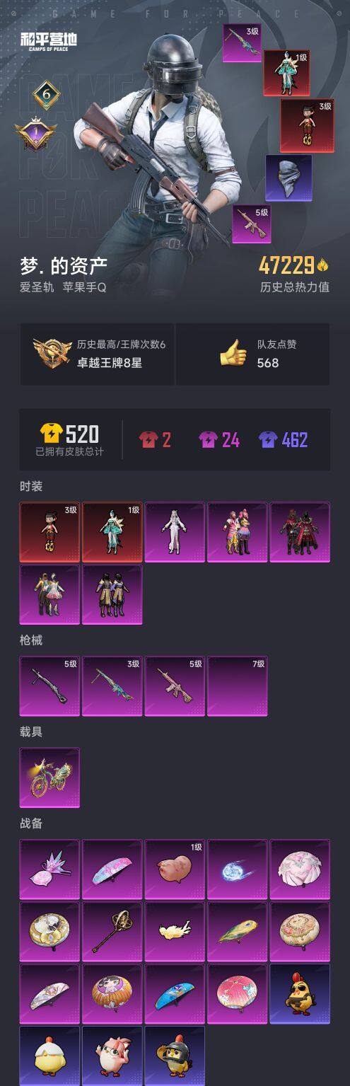 HPQM48641和平精英账号详情图6