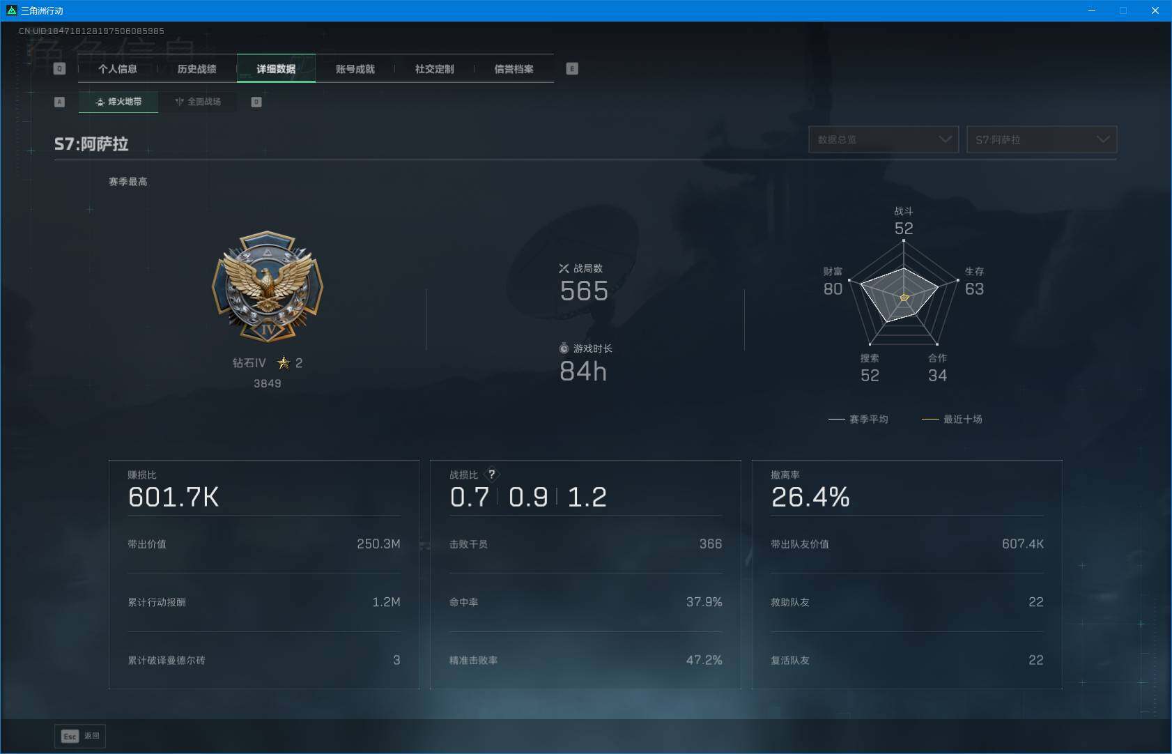 SJZQM42908三角洲行动账号详情图5