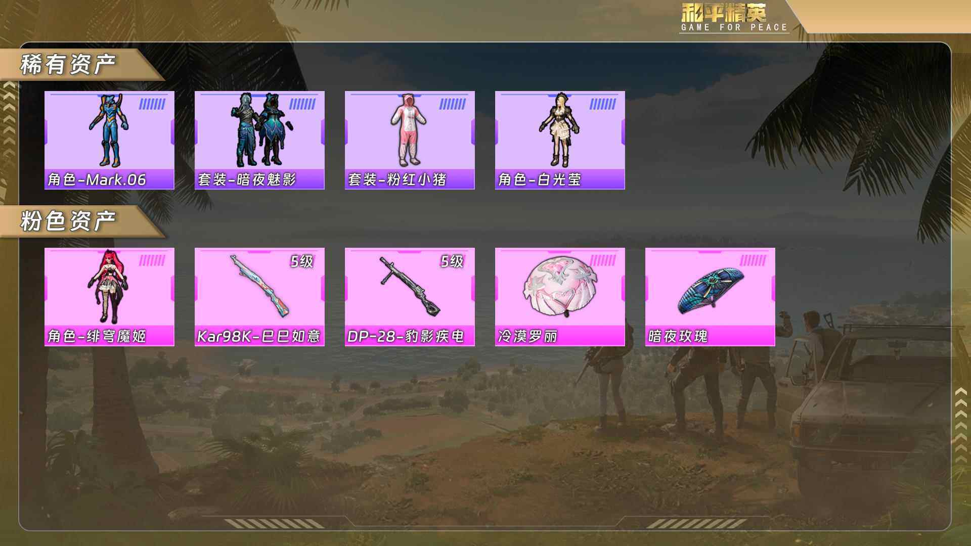 HPCMW478727和平精英账号详情图5