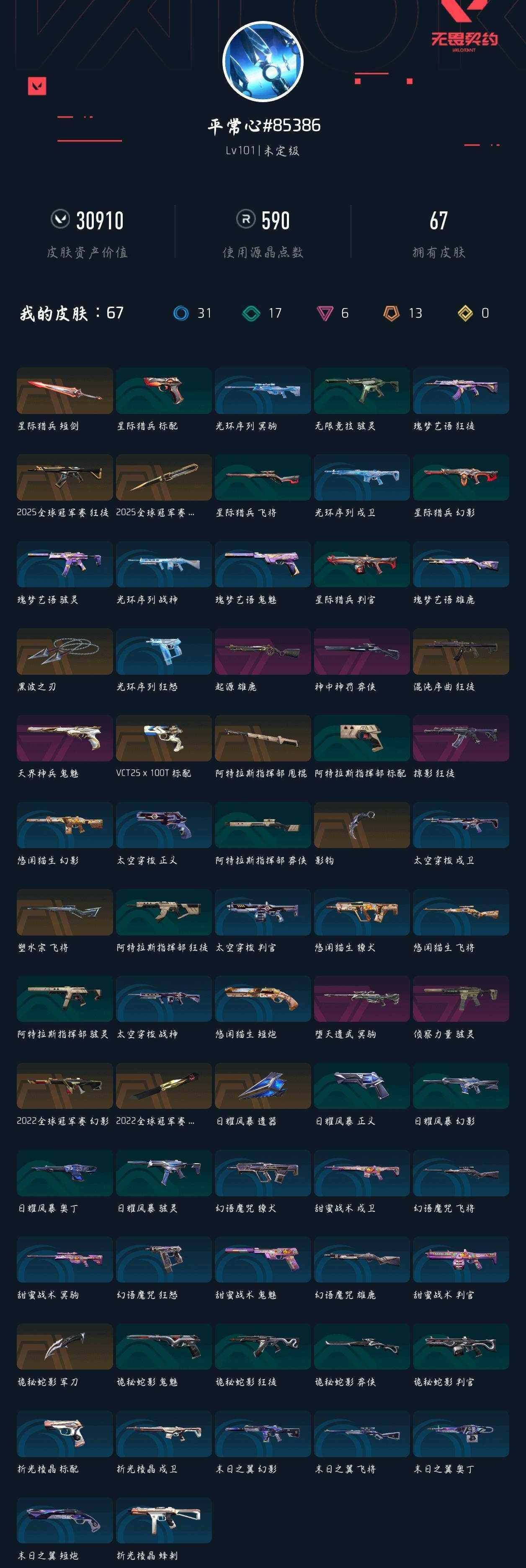 WWQXL40732无畏契约账号详情图4