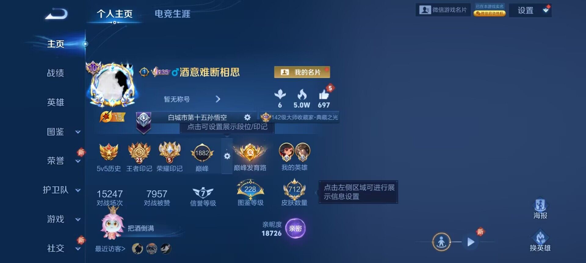 WZDN418684王者荣耀账号详情图2