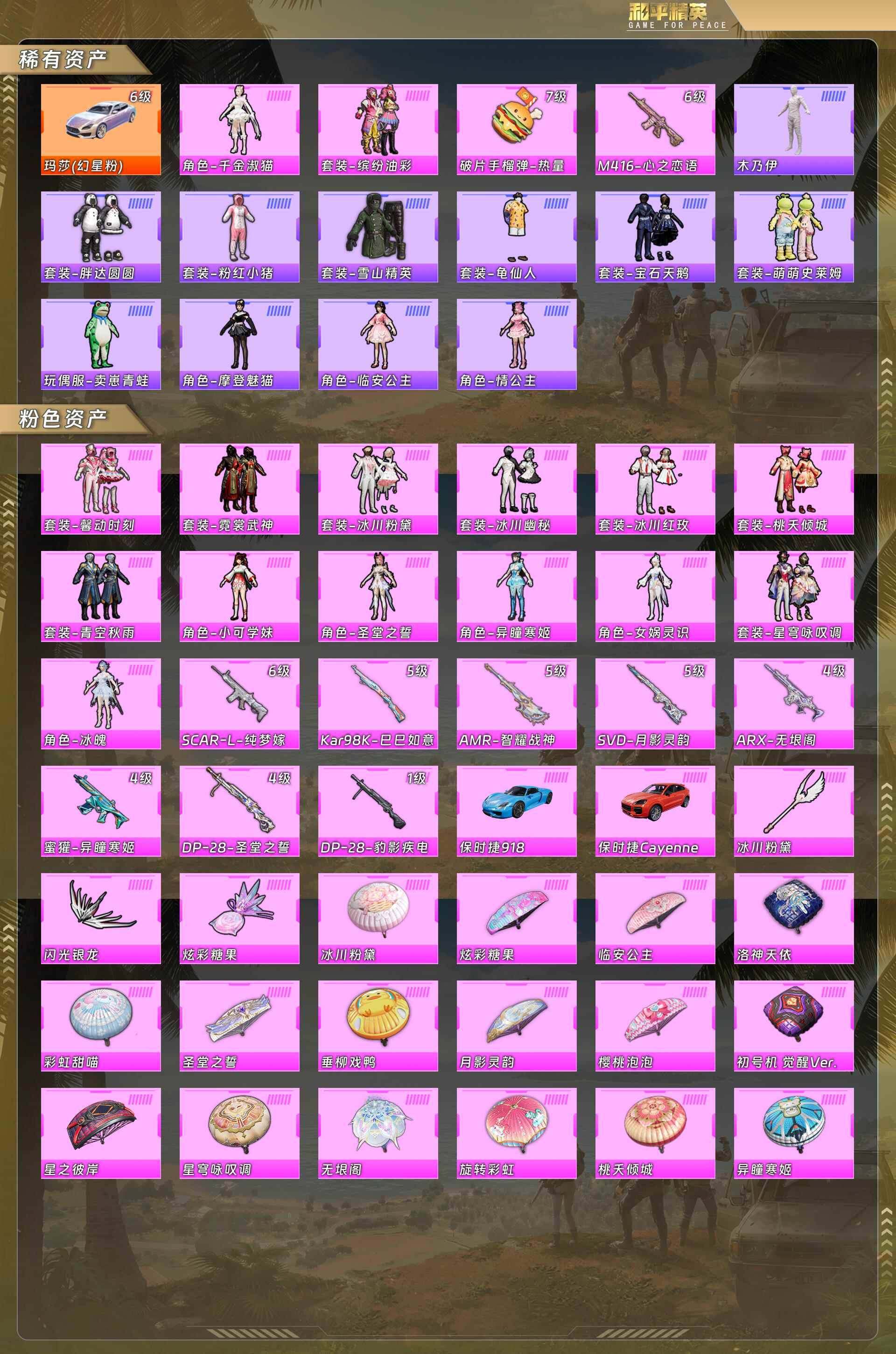 HPCMW4112505和平精英账号详情图5