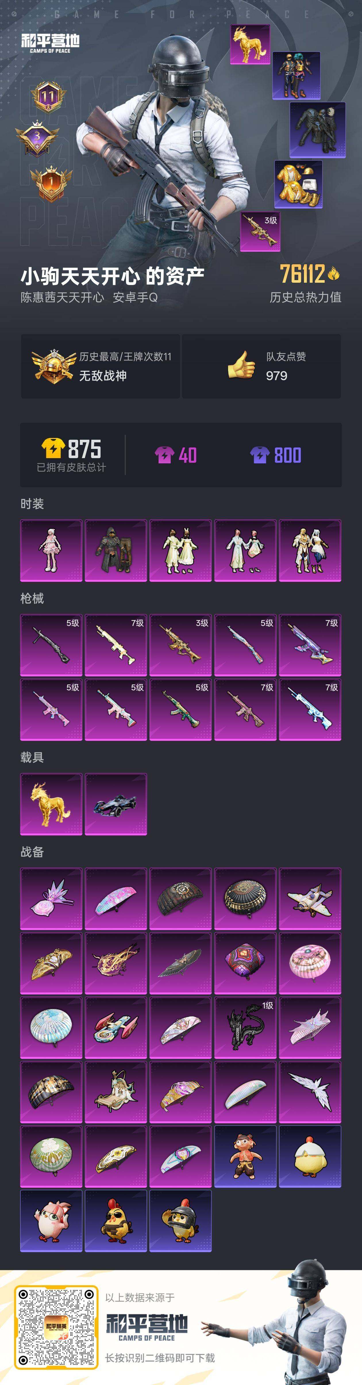 HPCMW411080和平精英账号详情图2 HPCMW411080和平精英账号详情图2