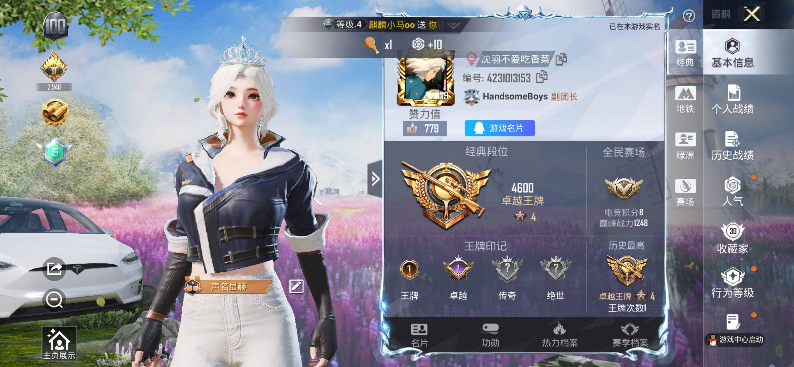 HPLE48549和平精英账号详情图5